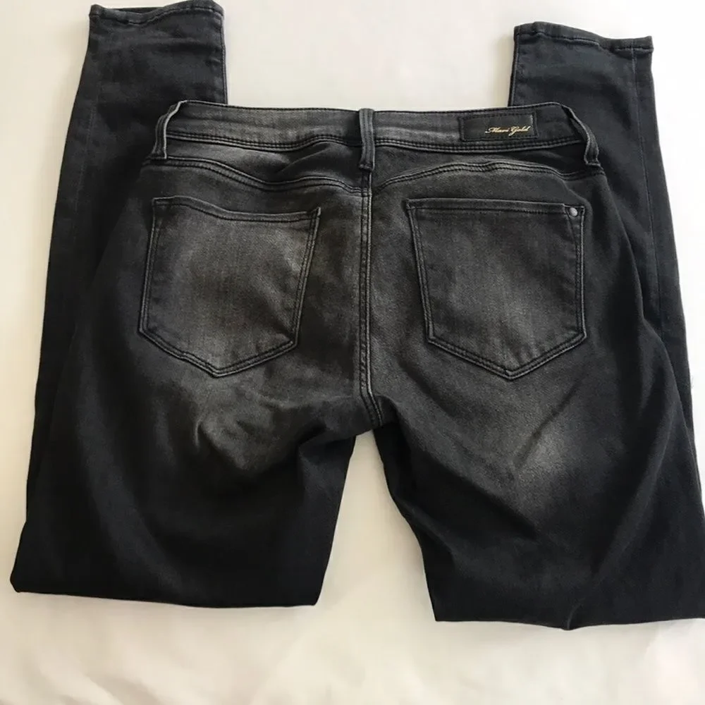 Mavi Gold Alexa black ankle jeans, size 27